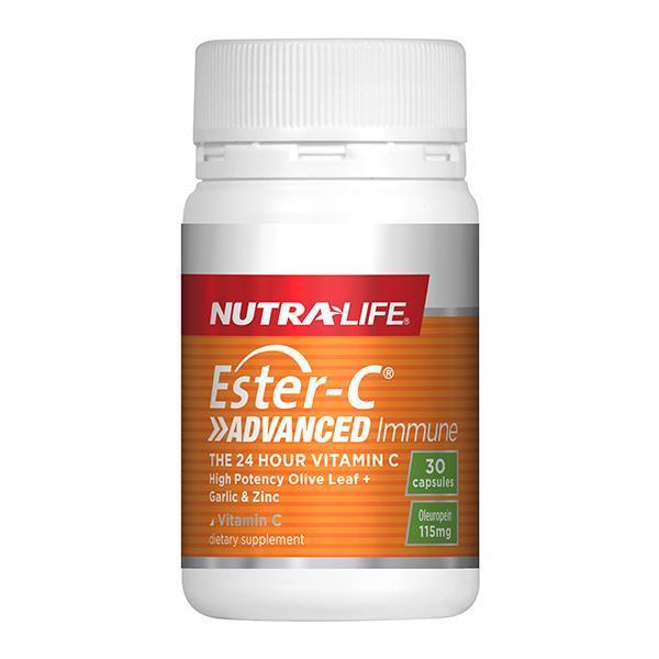 Nutralife Ester C Advanced Immune 30 Capsules