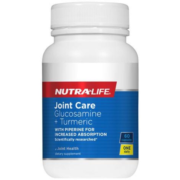Nutralife Joint Care Glucosamine + Turmeric 60 Capsules