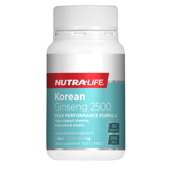 Nutralife Korean Ginseng 50 Capsules