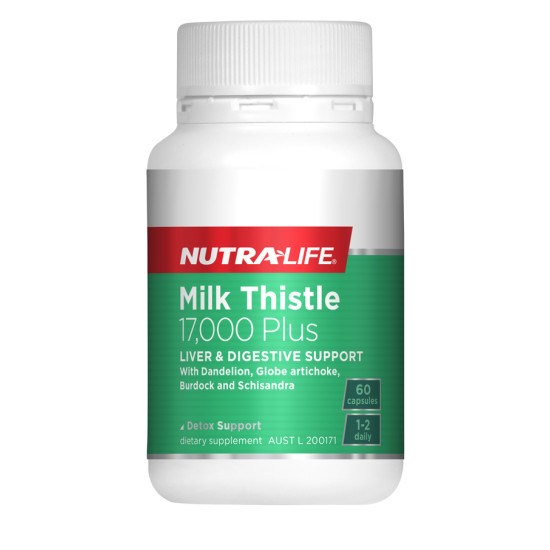 Nutralife Milk Thistle Plus 60 Capsules