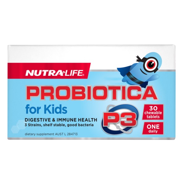 Nutralife Probiotica P3 For Kids 30 Chewable Tablets