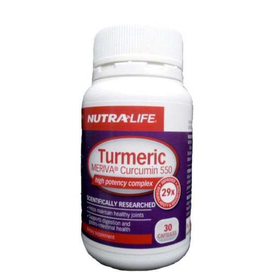 Nutralife Turmeric Meriva Curcumin 30 Capsules