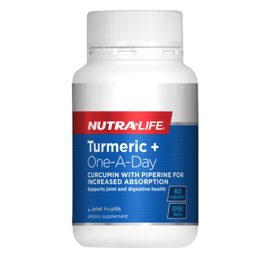 Nutralife Turmeric+ 3000mg One-A-Day 60 Capsules