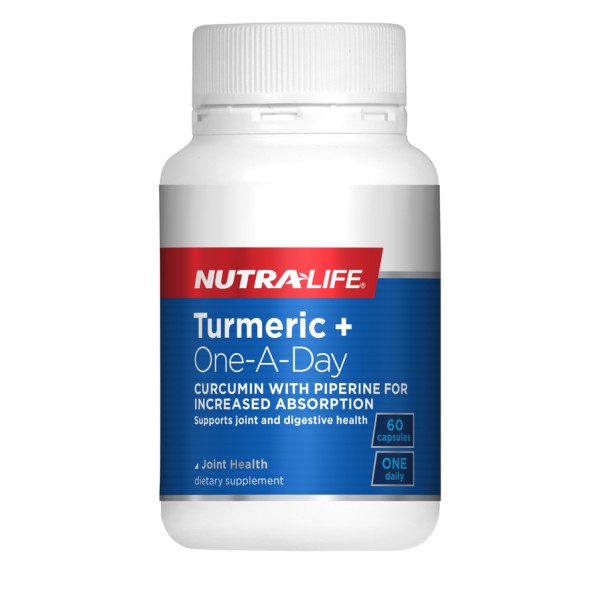 Nutralife Turmeric+ 3000mg One-A-Day 60 Capsules