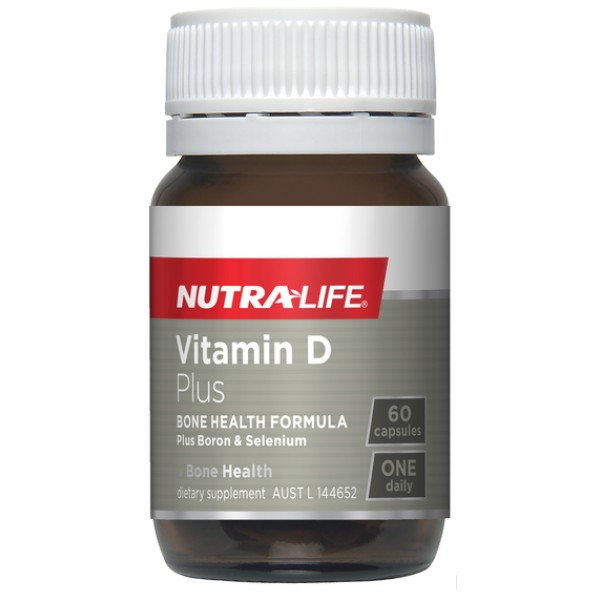 Nutralife Vitamin D3 Plus Boron & Selenium 60 Capsules