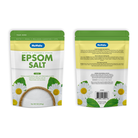 Epsom Salt - Spa Green Tea & Chamomile Scented