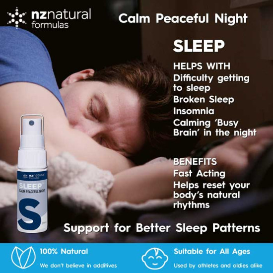 NZ Natural Formulas Sleep Spray 25ml - Sleep Well Tonight