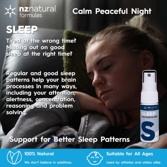 NZ Natural Formulas Sleep Spray 25ml - Sleep Well Tonight