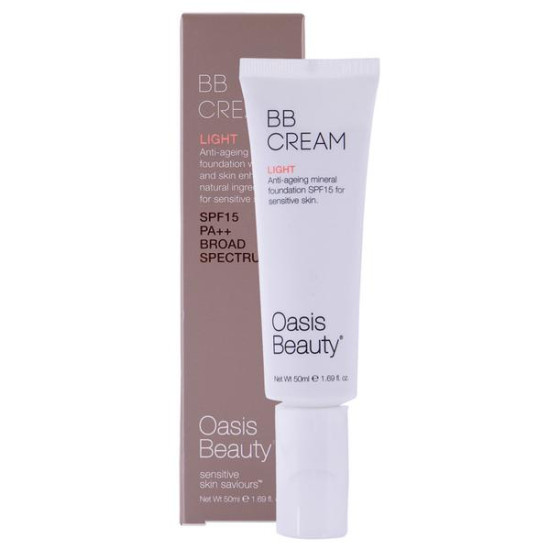 Oasis Beauty BB Cream SPF15 Light Shade 50ml