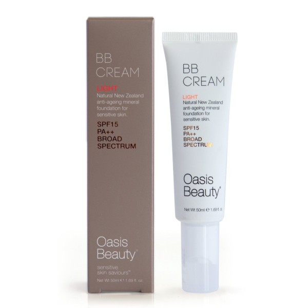 Oasis Beauty BB Cream SPF15 Light Shade 50ml