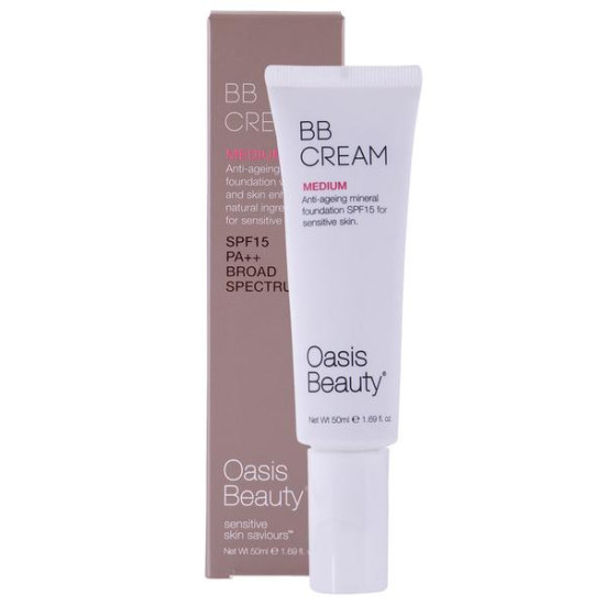 Oasis Beauty BB Cream SPF15 Medium Shade 50ml