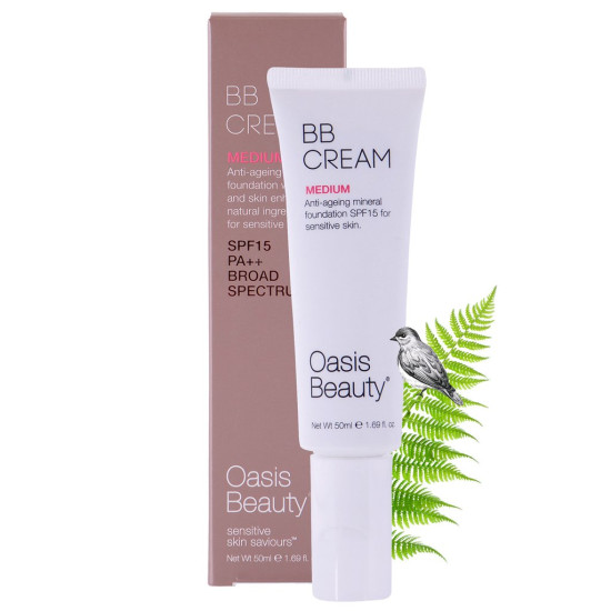 Oasis Beauty BB Cream SPF15 Medium Shade 50ml