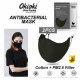 Okioki Antibacterial Reusable Washable Face Mask Adult Size Pack Of 2s