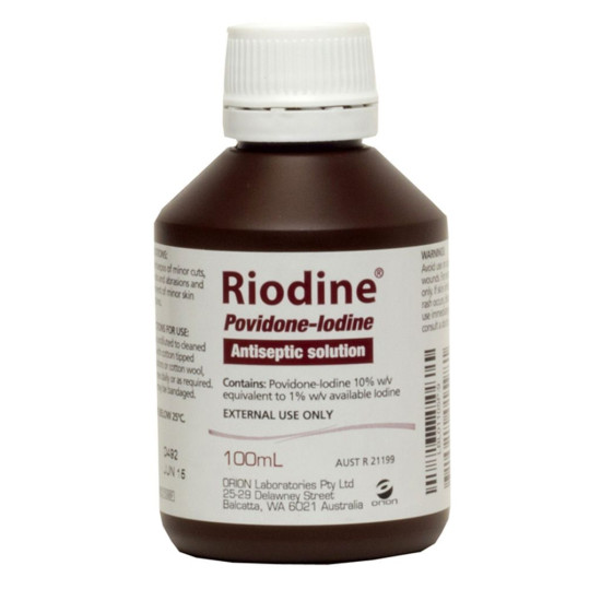 Riodine Iodine Tincture Antiseptic Antiseptic Solution