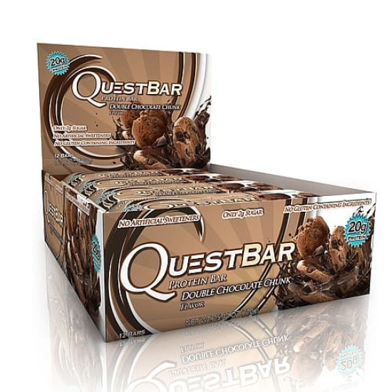 Quest Protein Bar (12 per box) - Double Chocolate Chunk