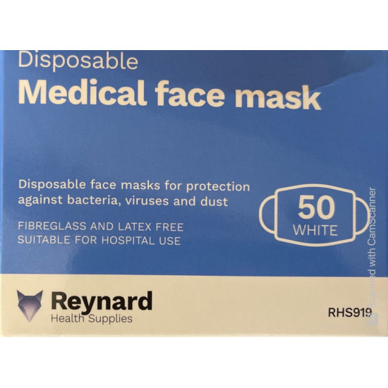 White Medical Face Masks