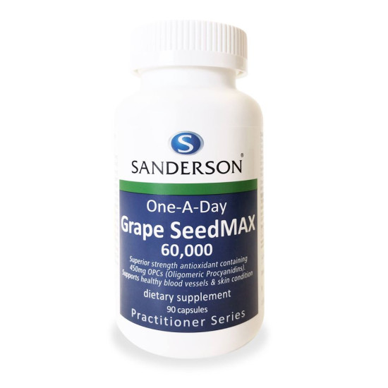 Sanderson Grape Seed MAX 60,000 90 Capsules