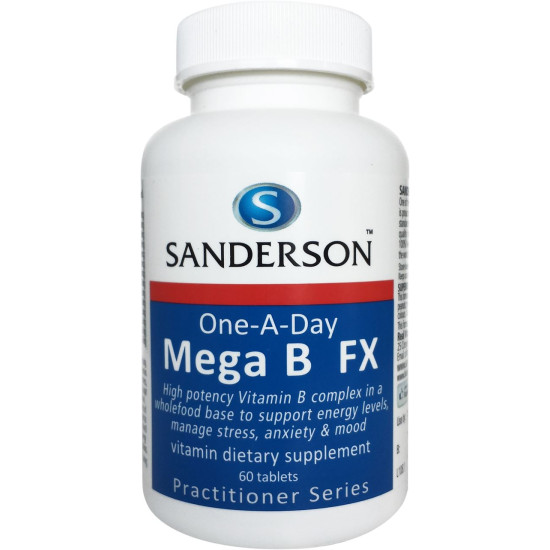 Sanderson Mega B FX 60 Tablets