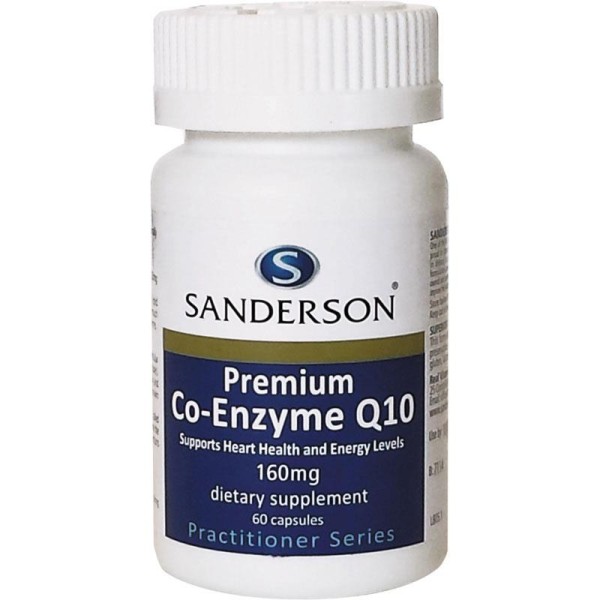 Sanderson Premium Co-Enzyme Q10 160mg 60 Capsules