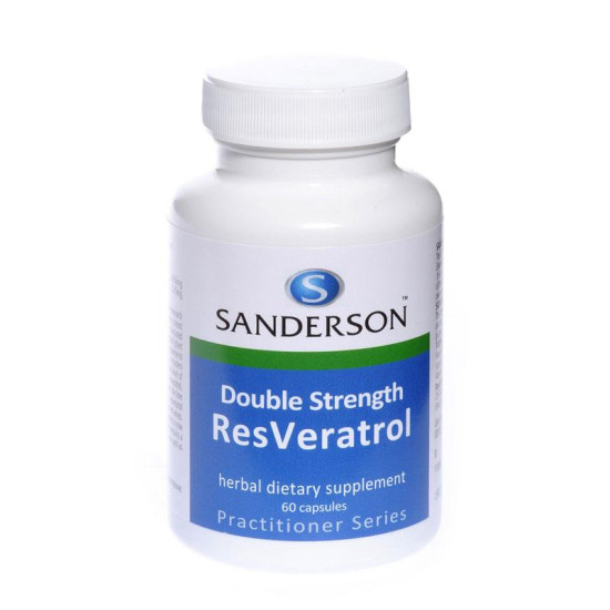 Sanderson Resveratrol Double Strength 450mg 60 Capsules