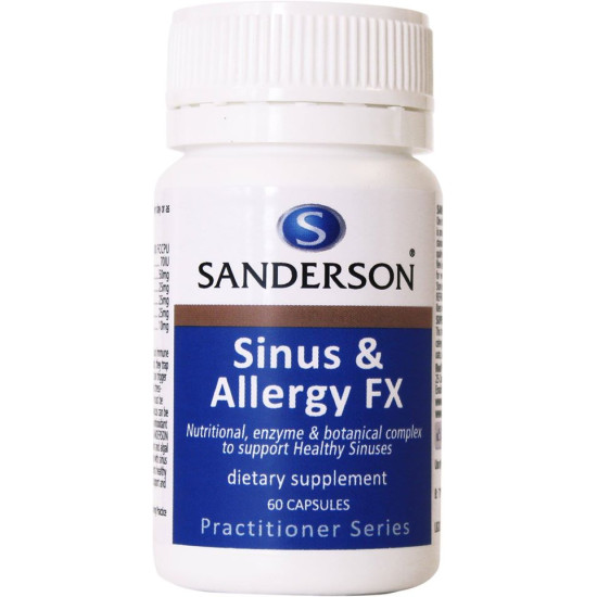 Sanderson Sinus & Allergy FX 60 Capsules