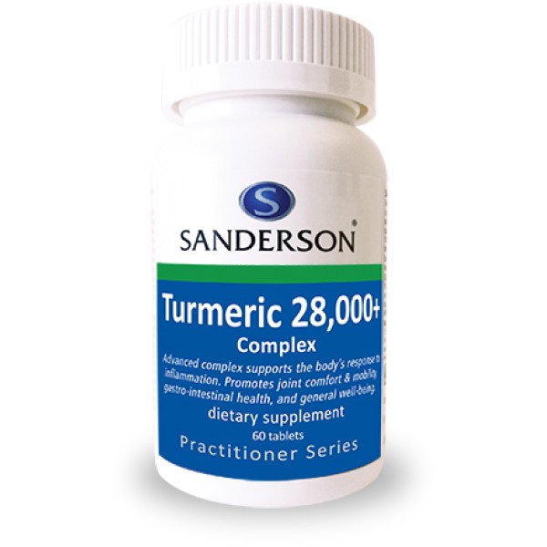 Sanderson Turmeric 28,000+ Complex 60 Tablets