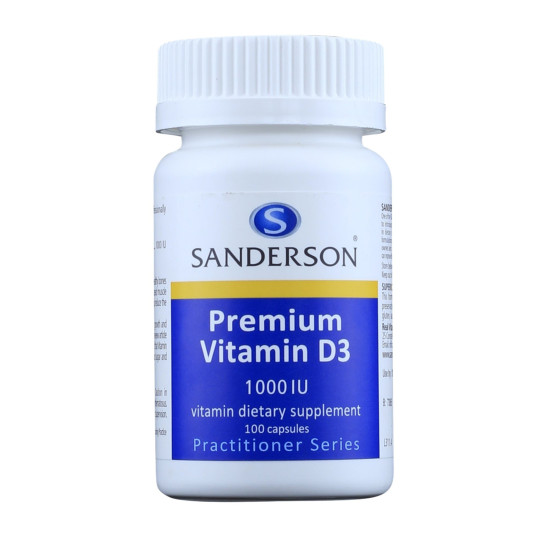 Sanderson Vitamin D3 1000iu 100 Capsules