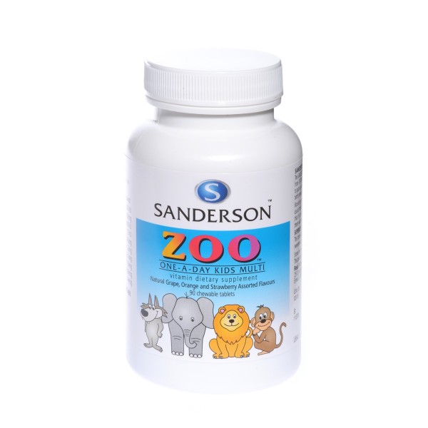 Sanderson Zoo Kids Multi Vitamin Chewable 90 Tablets