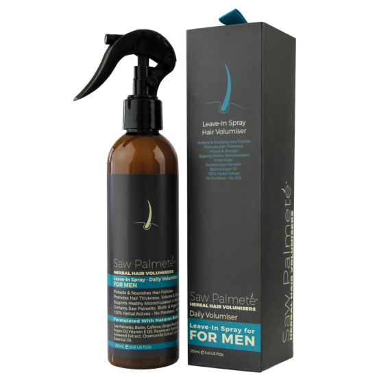 Saw Palmete Men's Leave-In Spray Herbal Hair Volumiser 250ml