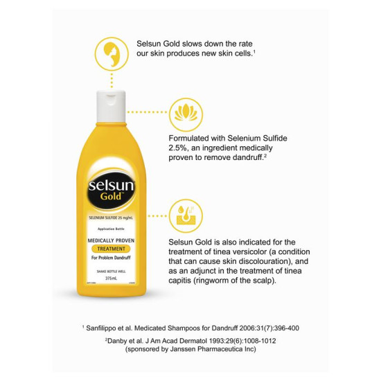 Selsun Gold Anti Dandruff Treatment Shampoo