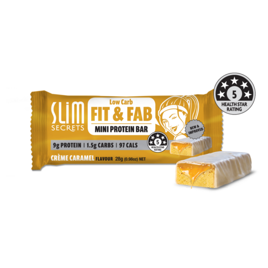 Slim Secrets Creme Caramel Mini Protein Bar 28g