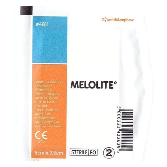 Smith & Nephew Melolite Dressing 5cmx7.5cm Single Unit