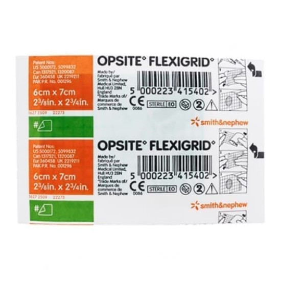 Smith & Nephew Opsite Flexigrid Dressing 6cmx7cm Single Unit