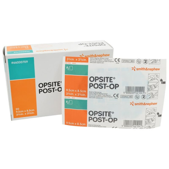 Smith & Nephew Opsite Post-Op Dressing 9.5cmx8.5cm 20 Pieces