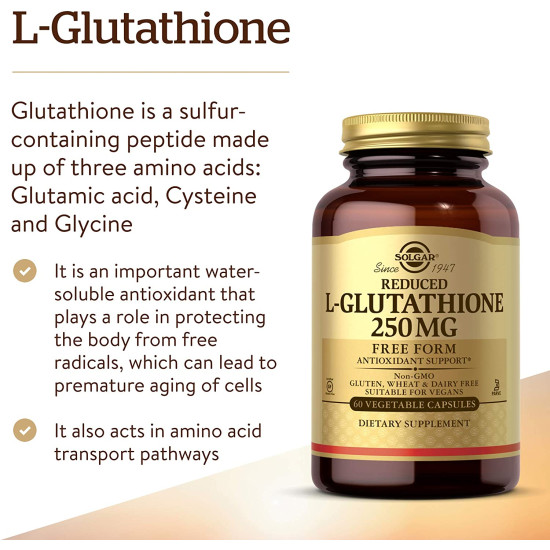 Solgar L-Glutathione Maximised 250mg