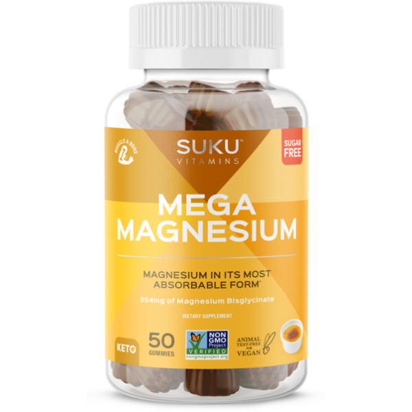 SUKU Vitamins Mega Magnesium 50 Gummies
