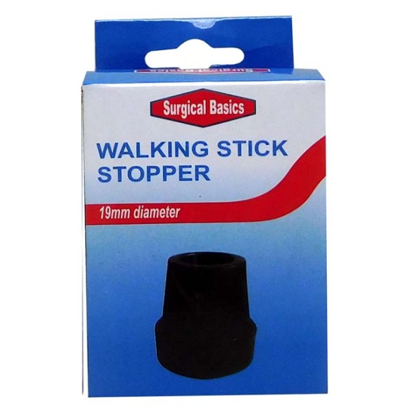 Surgical Basics Walking Stick Stopper Black Colour 19mm