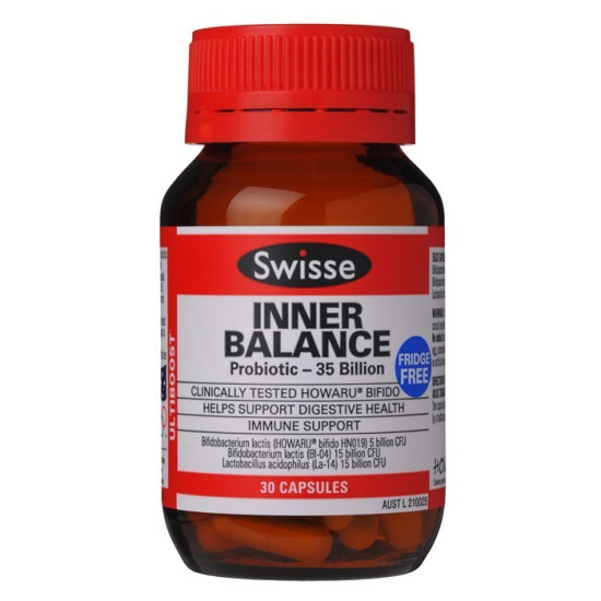 Swisse Inner Balance Probiotic 30 Capsules