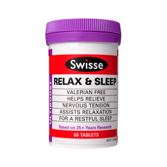 Swisse Ultiboost Relax and Sleep 60 Tablets