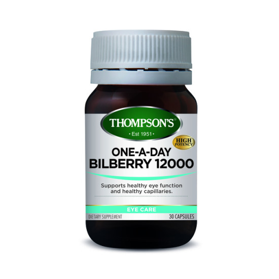 Thompson's Bilberry 30 Capsules 