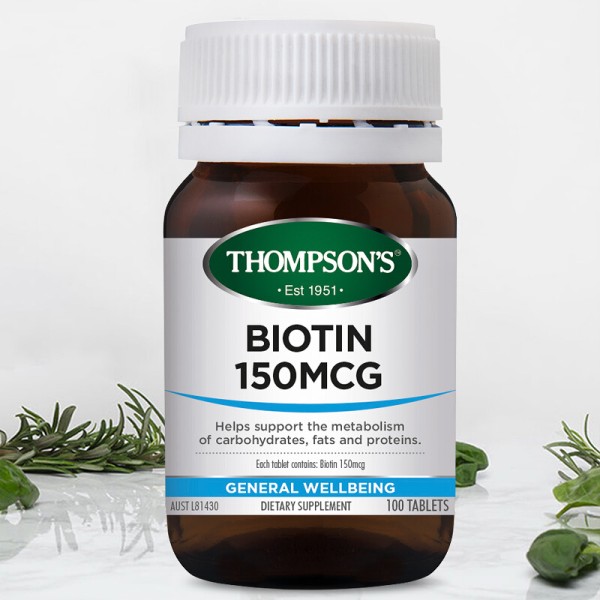 Thompson's Biotin 100 Tablets