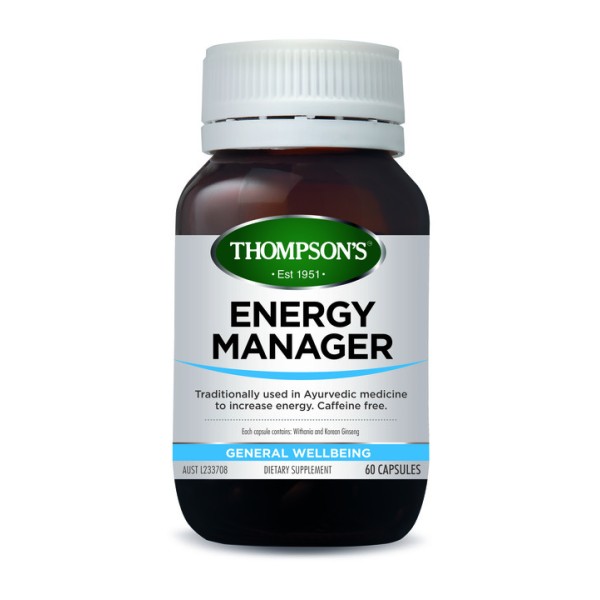 Thompson's Energy Manager 60 Capsules (Product Discontinued)