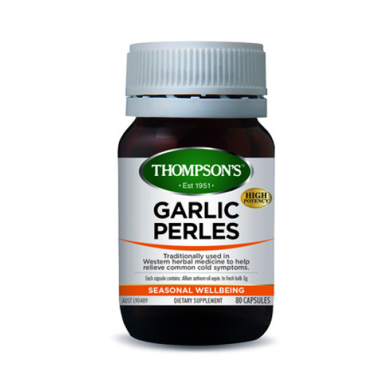 Thompson's Garlic Perles 80 Capsules (Product Discontinued)