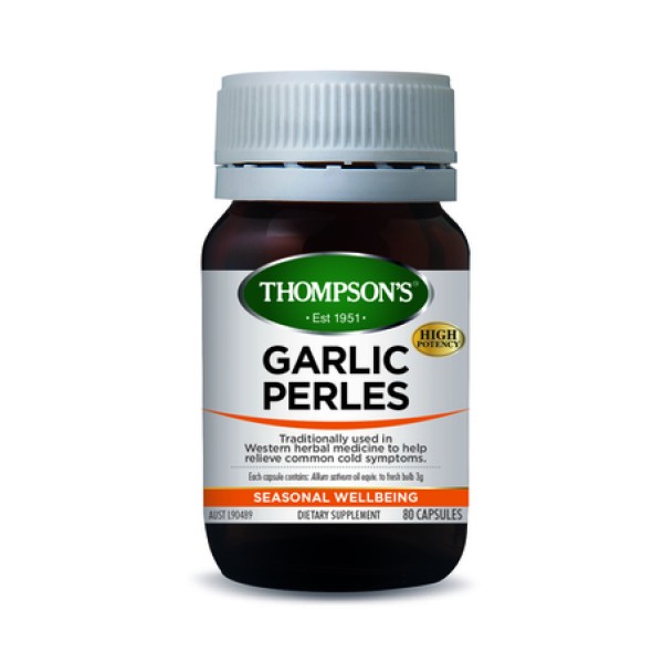 Thompson's Garlic Perles 80 Capsules (Product Discontinued)