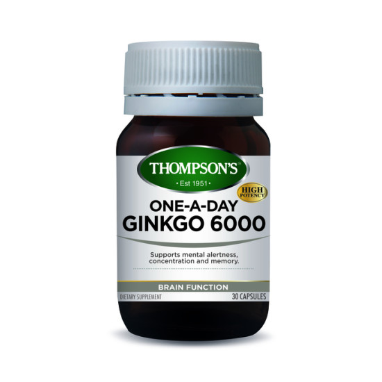 Thompson's Ginkgo 6000 One-A-Day 30 Capsules