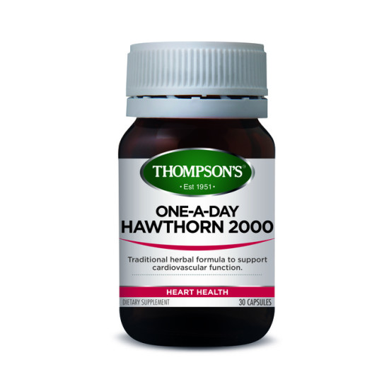 Thompson's Hawthorn 2000 One-A-Day 30 Capsules