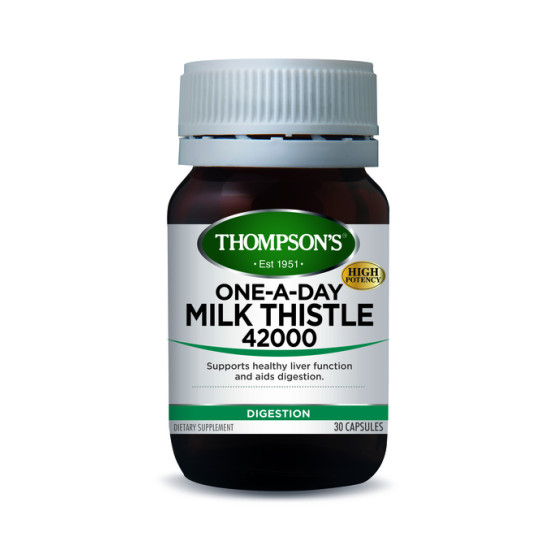 Thompson's Milk Thistle 42000mg One-A-Day 30 Capsules