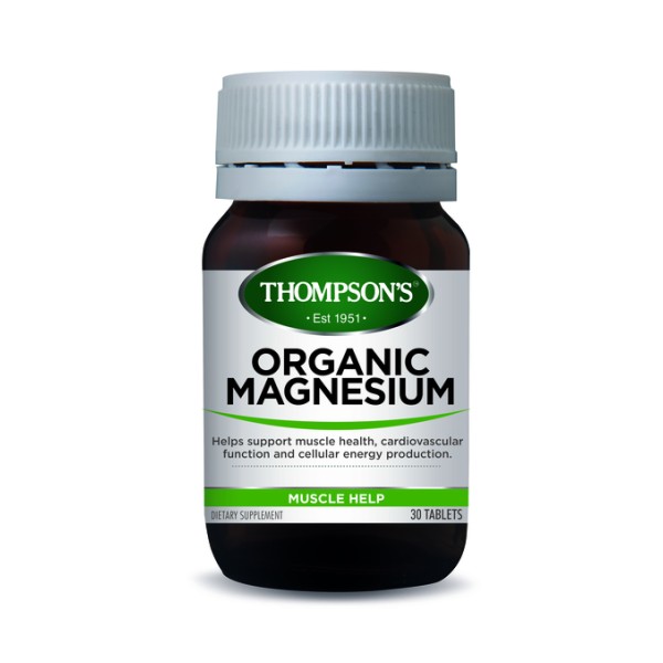 Thompson's Organic Magnesium 30 Tablets