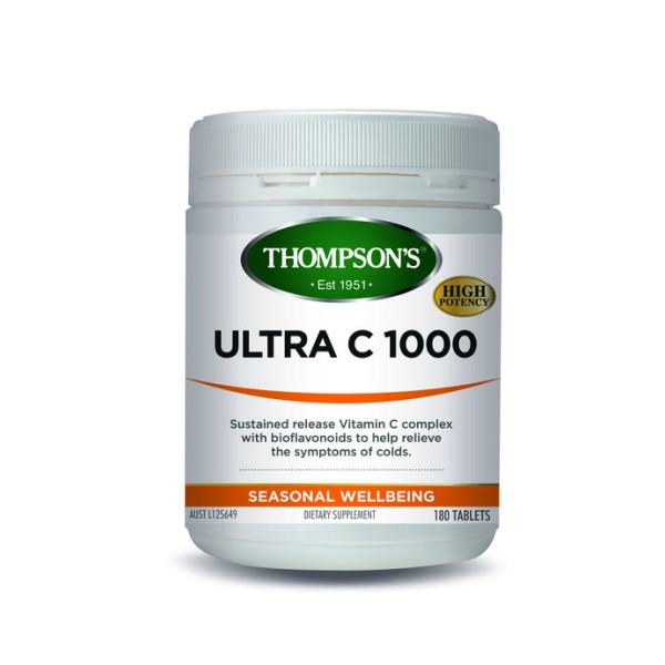 Thompson's Ultra C 1000mg 180 Tablets (Product Discontinued)