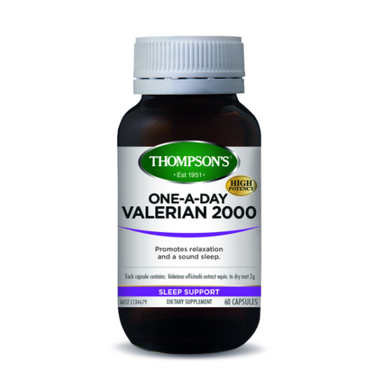 Thompson's Valerian 2000 One-A-Day 60 Capsules (Product Discontinued)